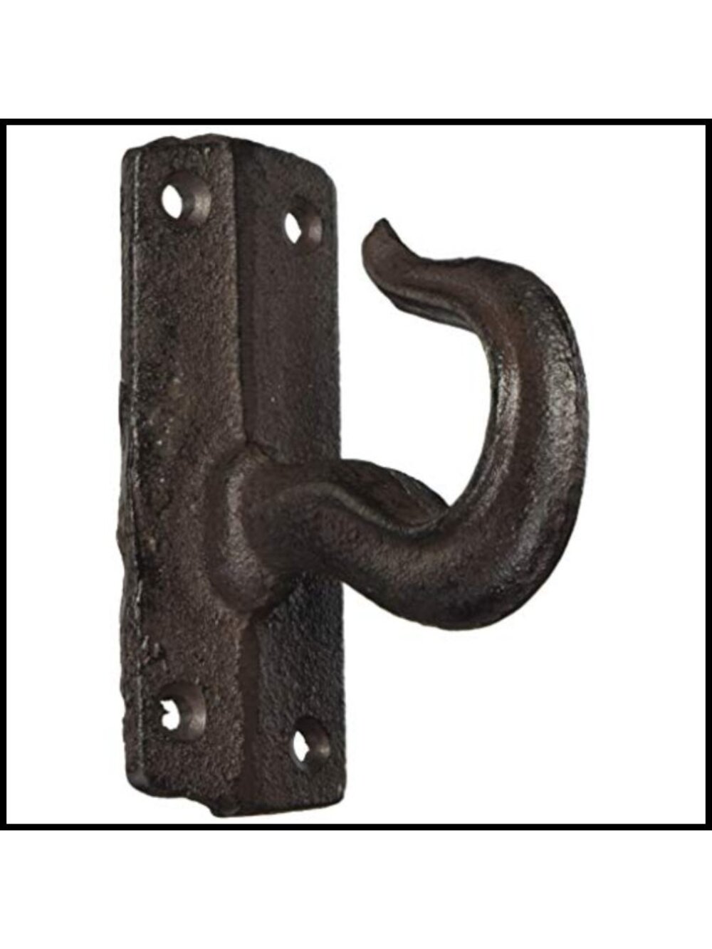 Cast Iron Ceiling Hook with Curl Rust Resistant Utility Hanger